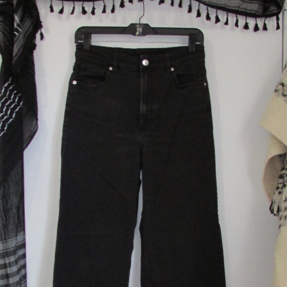 H&M Wide-leg Twill Pants - Picture 2 of 6